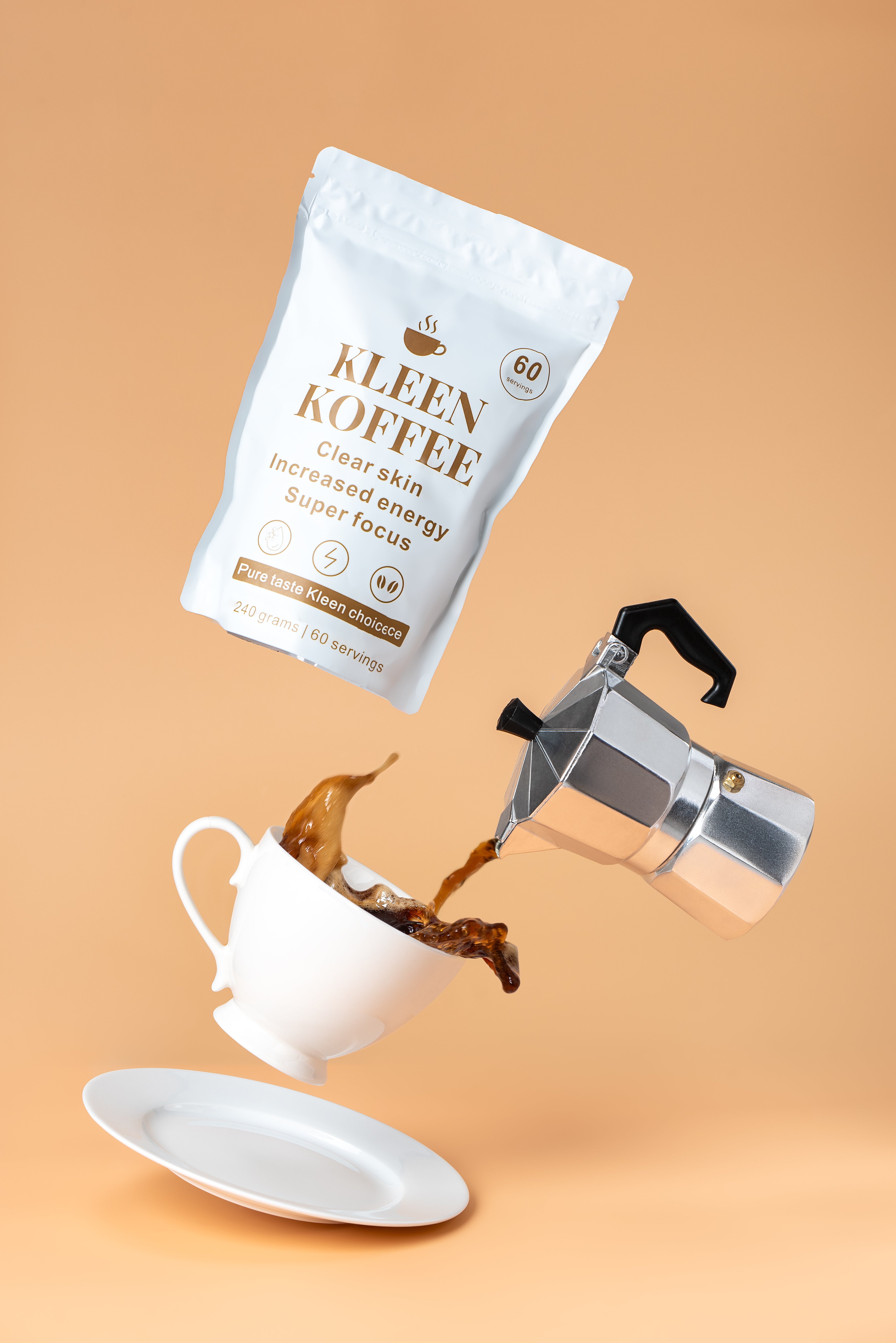Kleen Koffee Collagen Mushroom Blend